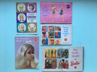 Vintage Barbie Skipper Ken Fashion Booklets Clothing Catalogs