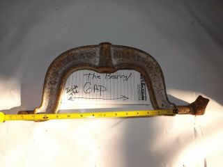 Antique No.  1 Yoke 1886 C.  S.  Bell Co.  Cast Iron Bell Bottom Cradle Harp Yoke