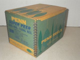 Vintage Penn Peer 309m Level Wind Reel Box Only