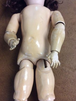 Antique 17” Heubach Koppelsdorf 312 Bisque Head with Ball Jointed Body 8