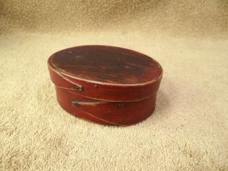 Early 19th Century Old Small Painted Pantry Box Antique