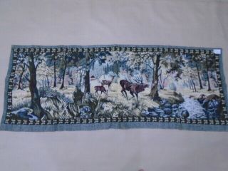 15 - Old Tapestry Antique Wall Hanging 20 Century 165 X 63 Cm