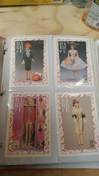 Vintage Barbie Trading Cards 300,  Comes With Case