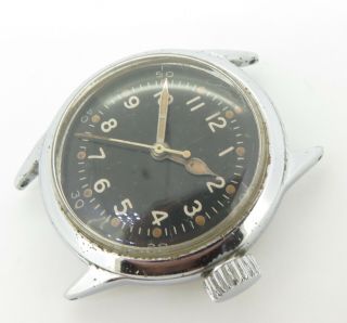 Vintage Hamilton H3 U.  S Military Cal 2987 Steel Case 18 Jewel Wrist Watch $1 N/r