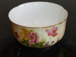 Antique Royal Worcester 1905 Blush Porcelain Small Bowl