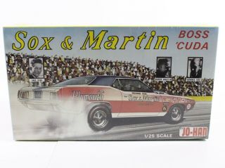 Sox & Martin Plymouth Boss Cuda Jo - Han 1:25 Gc - 1800 Model Kit