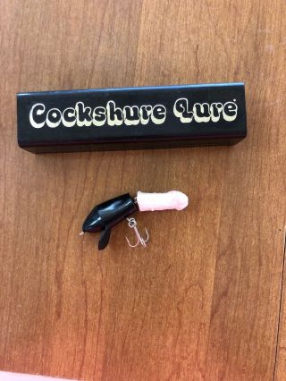 Vintage Cockshure Novelty Crankbait Lure Fishing w/ Box XXX 2