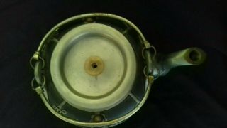 Antique Qing Chinese Export Yixing Stoneware & Pewter Mount Dragon Teapot Weihai 7