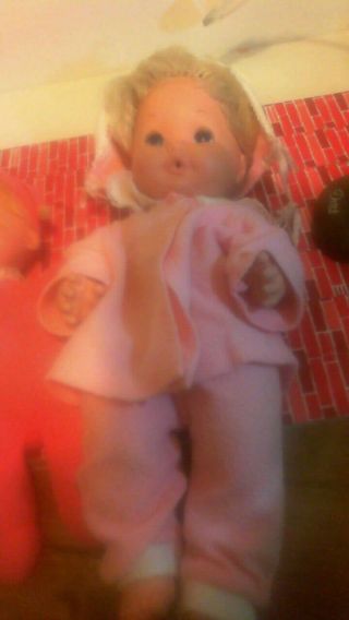 Vintage Mattel 1969 Baby Tender Love and 1970 Baby Beans Dolls 5