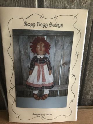 Primitive Raggedy Ann Annie Old Rag Doll Doll Pattern Plain And Simple