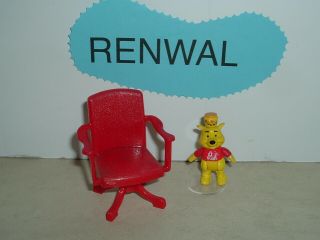 Vintage Renwal Dollhouse Furniture Teacher’s Chair 35 Ideal Marx
