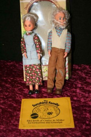 Vintage 1975 Sunshine Family Grandparents Mattel