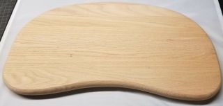 Solid Grooved Red Oak High Chair Tray wood antique seat baby toddler infant chil 3