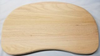 Solid Grooved Red Oak High Chair Tray wood antique seat baby toddler infant chil 5