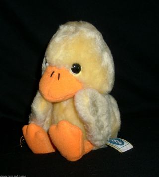 6 " Vintage 1983 R Dakin Baby Yellow Duck Chick Stuffed Animal Plush Toy Easter