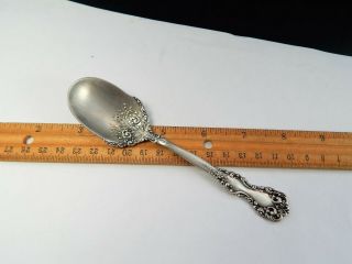 Very Special Sterling Silver Sugar Ice Cream Spoon Unknown Maker Or Pattern