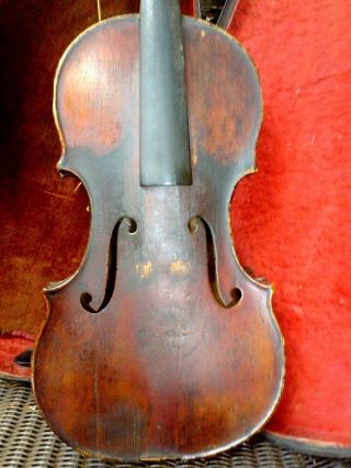 Antique Violin Joseph Guarnerius Fecit Cretonne Anno 1725 Ihs York 1900