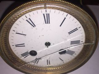 Antique Japy Frères French Mantle Clock Movement Parts/repair