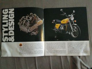 Vintage 1976 Honda GL - 1000 Dealer Sales Brochure 2