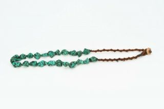 Real Turquoise Jewelry Vintage Turquoise Necklace Blue Turquoise Beads Antiques