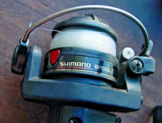 Shimano Graphite Spinning Reel Vintage Fx 100 Trout Fishing Fish