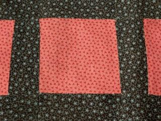 Antique PA c 1890 - 1900 Churn Dash QUILT Top Green Double Pink 5