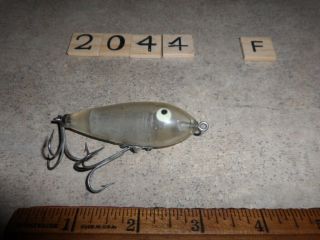 T2044 F HEDDON BABY ZARA SPOOK FISHING LURE TRANSPARENT CLEAR 2