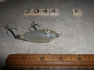 T2044 F HEDDON BABY ZARA SPOOK FISHING LURE TRANSPARENT CLEAR 3