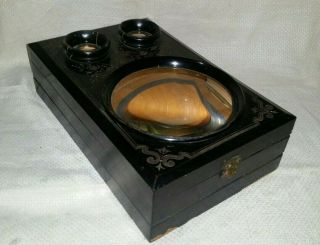 Antique Victorian Eastlake Folding Stereo Graphoscope Stereoscope Viewer