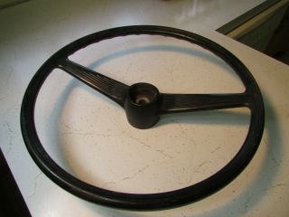 Vintage Or Antique 16 " 2 Spoke Automotive Or Boat 2 Spoke Steering Wheel -