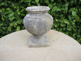 Small Antique Marble Stone Garden Urn 25 cm high (608) 4