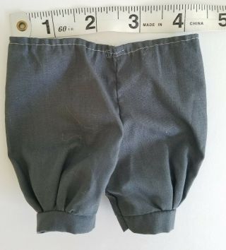 A3 Vintage Small Boy Doll Teddy Bear Navy Blue Trousers Pants Bottoms