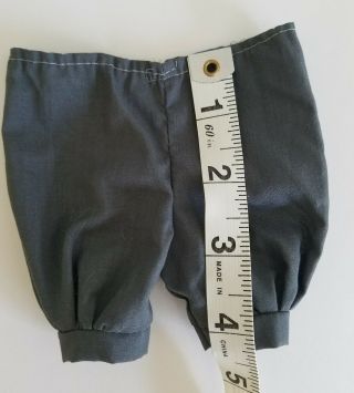 A3 Vintage Small Boy Doll Teddy Bear Navy Blue Trousers Pants Bottoms 2