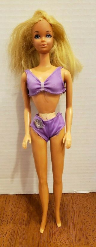Vintage Doll Sun Lovin’ Pj Barbie Doll With Swimsuit Steffie Face