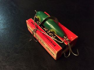 Vintage Fishing Lure & Box (p&k Spinning Minnie)