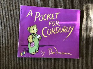 A Pocket For Corduroy 1978 Don Freeman 1st Edition With Dj Vintage
