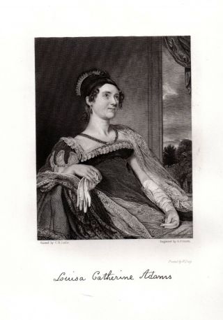 Louisa Catherine Adams Wife Of President John Quincy Adams