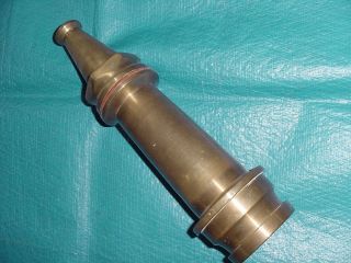 Vintage Brass Fire Nozzle From Tug Boat William Hoy In S.  Africa