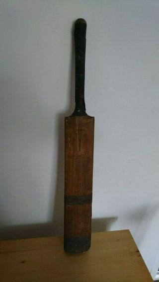 VINTAGE ANTIQUE CRICKET BAT FULL SIZE GUNN AND MOORE EXTRA SPECIAL TREBLE SPRING 6