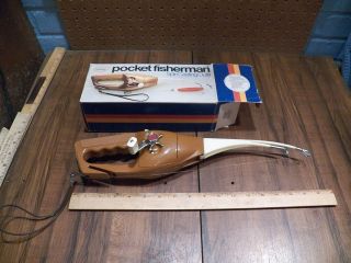 1972 Popeil’s Pocket Fisherman Spin Casting Outfit Fishing Rod W Box