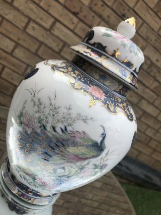 Chinese Large Ginger Jar With Lid