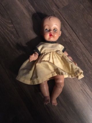 Vintage 7 Inch Jointed Wetting Baby Doll