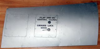Gloster Meteor Port Side Fuselage Skin Section