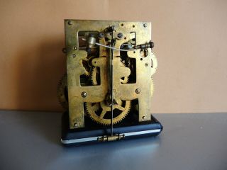 Antique German Wall Clock Movement Junghans Gustav Becker Gb Hac Parts Restore