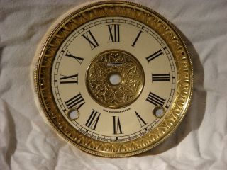 Antique Ingraham Clock Dial And Bezel