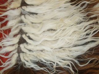 RESERVED antique Turkish Blanket /flokati tulu filikli rug hand - knotted Shaggy 8