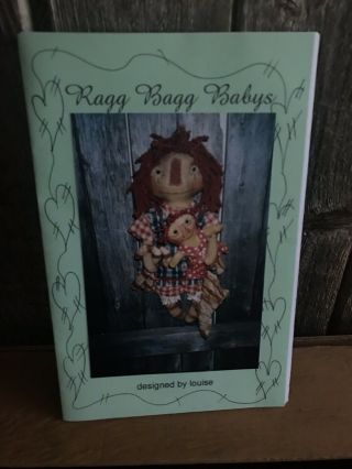 Primitive Raggedy Annie Holiday Doll Pattern Little Annie Stocking Candy Canes