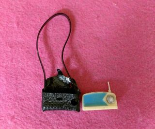 Vintage Barbie Transistor Radio With Case Extremely Rare Near