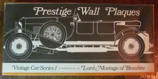 Prestige Wall Plaques Vintage Car Series 1 - Set Of 4 Bugatti,  Bentley