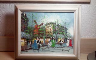 Stunning,  Vintage Oil Painting Framed And Signed